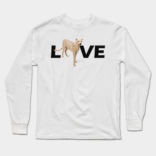 Cheetah - I love cheetah Long Sleeve T-Shirt